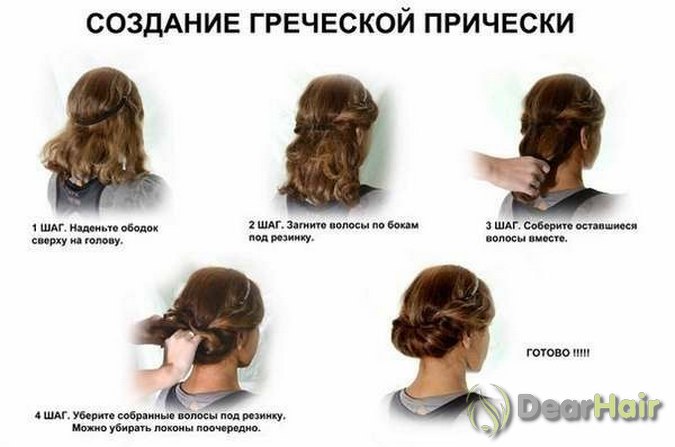 Техника выполнения прически